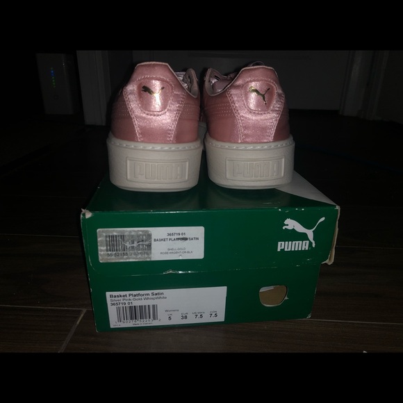 Pink Platform Puma Shoes - Picture 7 of 9